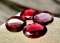 4 Oval Cut Red Zircon Gemstones 8.3ct Total