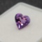 Heart cut Purple Amethyst Gemstone 1.12ct