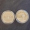 (2) 1986 Ellis Island Silver coins 90% silver