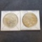 (2) 1926-S silver Peace Dollars