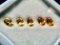 5 Oval Cut Citrine Gemstones 1.9ct Total