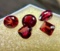 5 Assorted Garnet Gemstones 6ct total