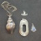 Silver Necklace and Pendants sea shell's Ships