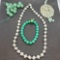Jade Jewelry lot Necklace Bracelet beads