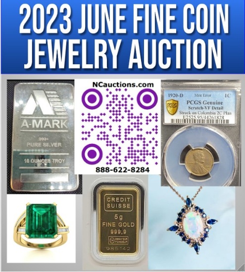 2023 June Fine Coin & Jewelry Auction