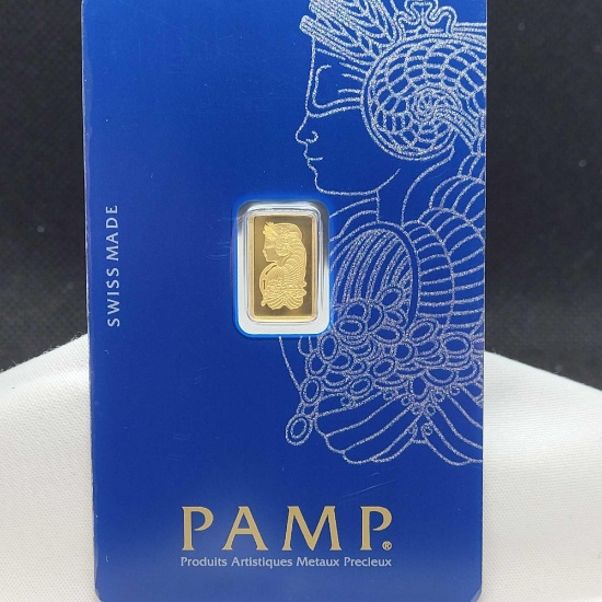 PAMP 1g .999 Fine Gold Bar