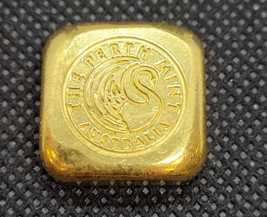 The Perth Mint Australia 1oz .999 fine Gold bar