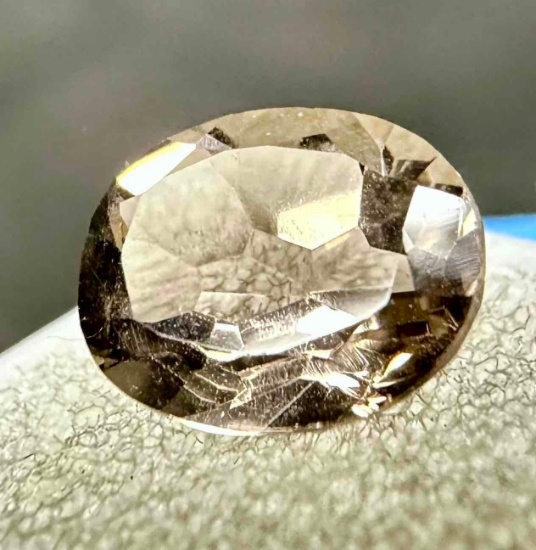 Oval Cut 2ct Smoky Quartz Gemstone