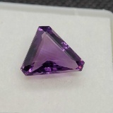 Trillion cut Purple Amethyst Gemstone 3.13ct
