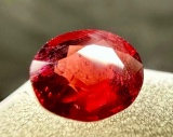 Oval Cut 4ct Garnet Gemstone