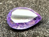 Pear Cut 4ct Amethyst Gemstone