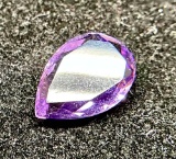 Pear Cut 3.5ct Amethyst Gemstone