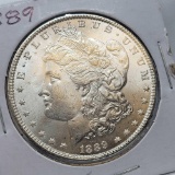 1889 Morgan silver dollar 90% silver coin