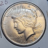 1925 Silver peace dollar