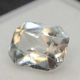 Clear Cushion cut Beryl gemstone 1.98ct