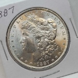 1887 Morgan Silver dollar 90% silver coin