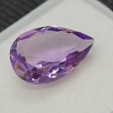 Pear Cut Purple Amethyst Gemstone 3.33ct