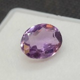 Oval cut Purple Amethyst Gemstone 2.47ct