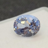 Oval Cut Sea Blue Topaz gemstone 3.56ct