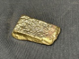 Recycled Metal Bar. Gold and more 3 oz bar