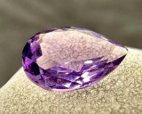 Pear Cut 3.5ct Amethyst Gemstone