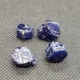 deep Blue Raw Sapphire gemstone