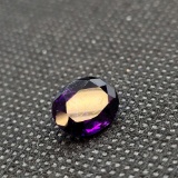 Purple Oval cut Amethyst Gemstone