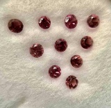 10 Diamond Cut Mini Tourmaline Gemstones 1.4ct total