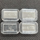 (4) 1g .999 cobalt Metal