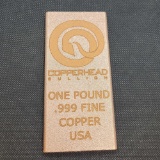 Copperhead 1lbs .999 fine copper