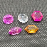 The Sapphire Rainbow Collection set of 5 Gemstone