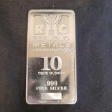 RMC 10 Troy Oz .999 fine silver bar