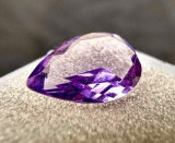 3.5ct Pear Cut Amethyst Gemstone