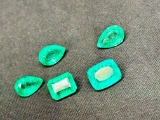 Large Fantasy Emerald Gem Lot Ocer 35ct