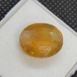 Oval cut yellow Sapphire gemstone 11.25ct