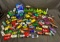 Large Lot of Assorted Hotwheels Toy Cars