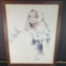 Framed print signed Sara Moon