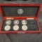 American Silver Eagle COPY Coins 6 coins with display box