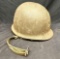WW2 MI Helmet n Unit Liner (medical corps) Named TO 