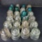 24 vintage insulators Heming Gray/H.G. Whitall TatumCO 16 35 36 40 42 45