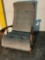 Eastlake Victorian Oak Slipper Chair