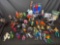 Large Lot of Action Figures DC, Marvel, Aliens. Toy Cars Batman, Speed racer