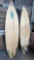 2 surfboards Ogburn Mike Corica Fire both W/leash