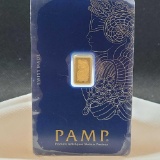 PAMP 1g .999 fine gold bar