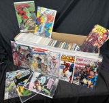 Long Box of Approximately 200 Comics. Deadpool, Batman, Black Panther more