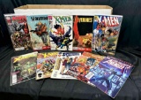 Long box of over 200 Comics. Avengers, X-Men, Deadpool, Wolverine more