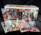 Long Box of Approximately 200 Comics. Fantastic 4, x-men, Captain America more