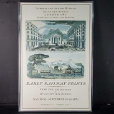 Framed poster print Featuring Victoria and Albert museum/entrance to London and Birmingham railway