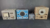 vintage electronics Simpson TV field strength meter Eico 145 TV Isotap Signal generator 2432