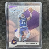 1 of 1 custom Cut Lebron James Basketball Card